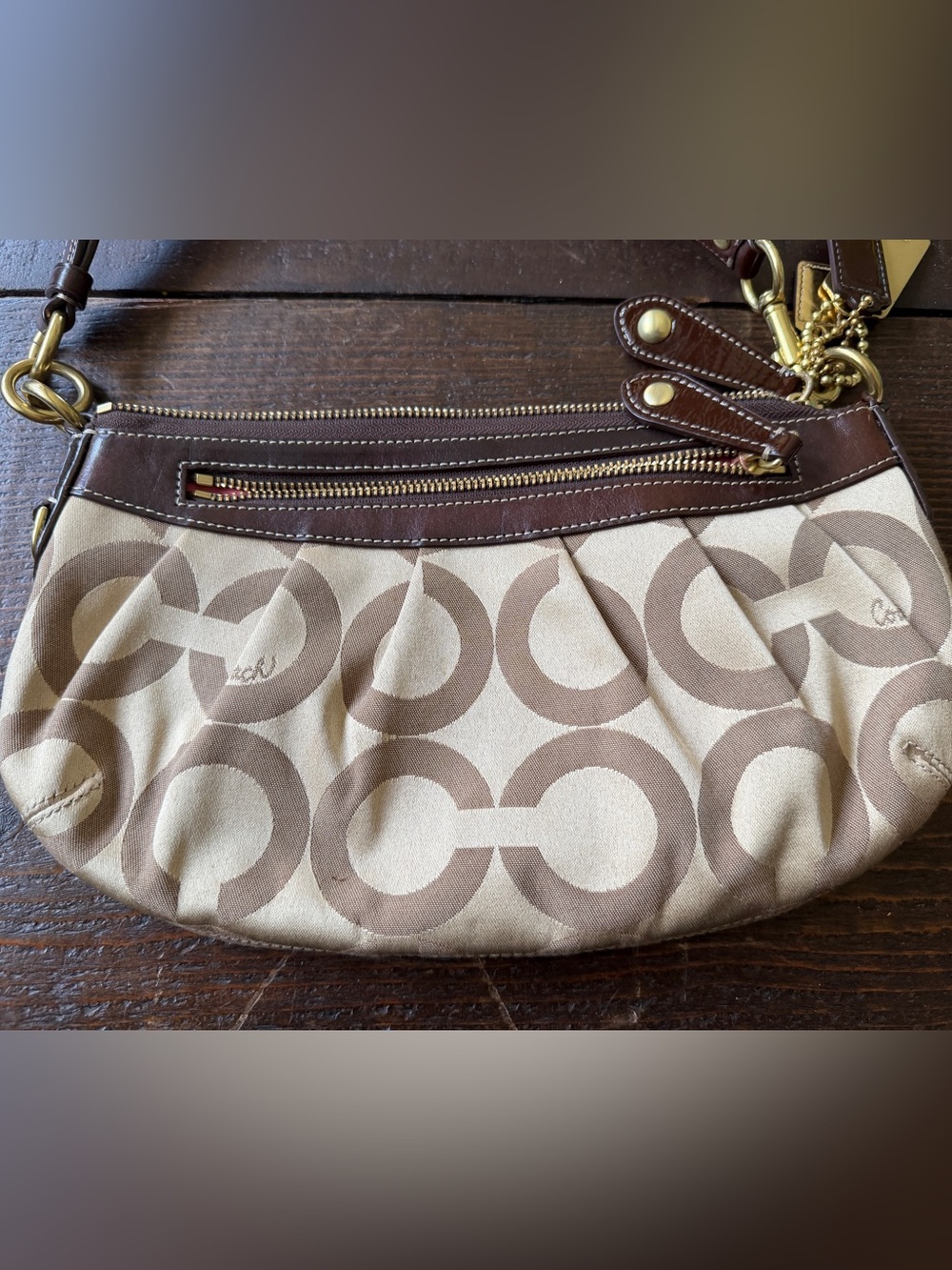 Coach Madison Op Art small hobo shoulder bag - Picture 7 of 7